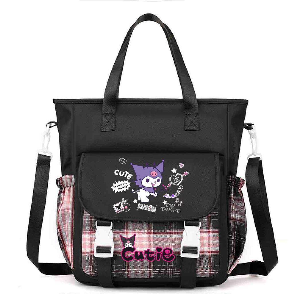 Crossbody Bag Student Class Book Holder Extra Large Bag Shoulder Make-Up Bag Cute Cartoon Printed Crossbody Bag
