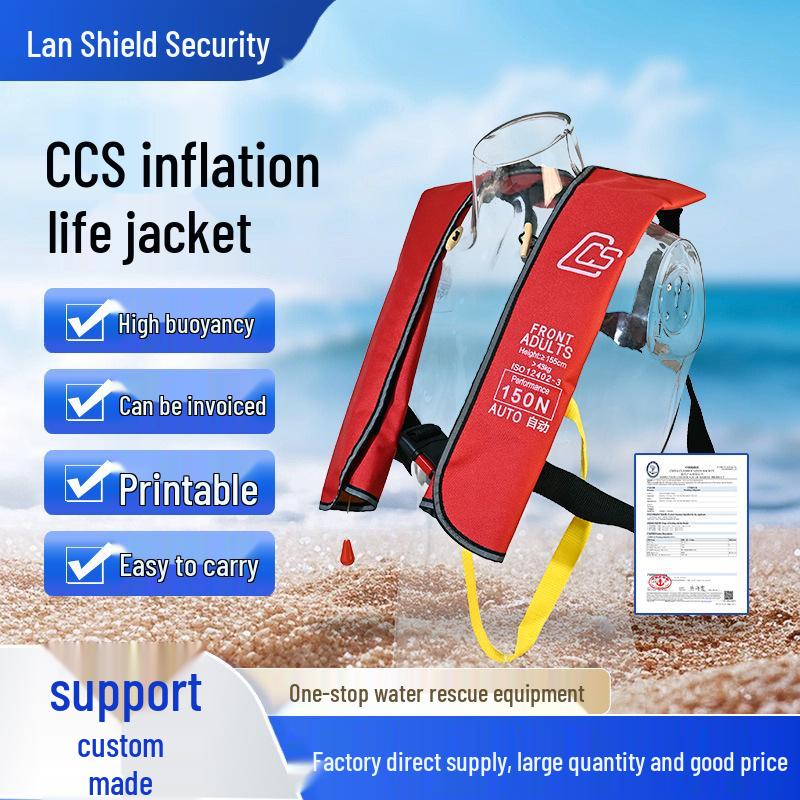 CCS Certified Automatic Inflatable Life Jacket for Marine Rescue