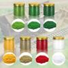 CoCud Model Glass Terrain Powder 185ml Capacity, Fake Miniature Flowers, Plants, Trees, 3mm Nylon, GreenYellow - (Uses: DIY Dollhouse, Fairy Garden,