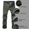 Herren Hose Stretch Wasserdicht Freizeit Winddicht Fleece Dicke Cargohose zum Klettern