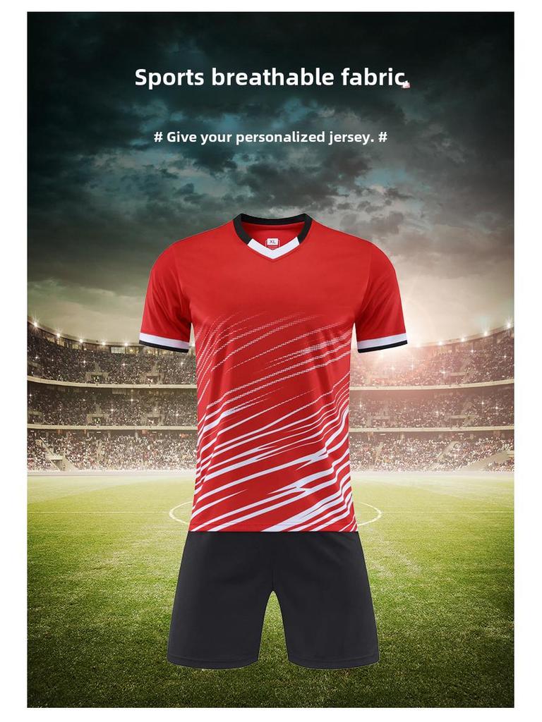 Schnelltrocknender, atmungsaktiver Fußball-Trainingstrikotanzug für Kinder – schweißabsorbierende Mannschaftsuniform für Jungen