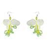 Summer Sweet and Elegant Beach-style Flower Earrings for Women. Versatile and High-end Silver Hook Earrings.