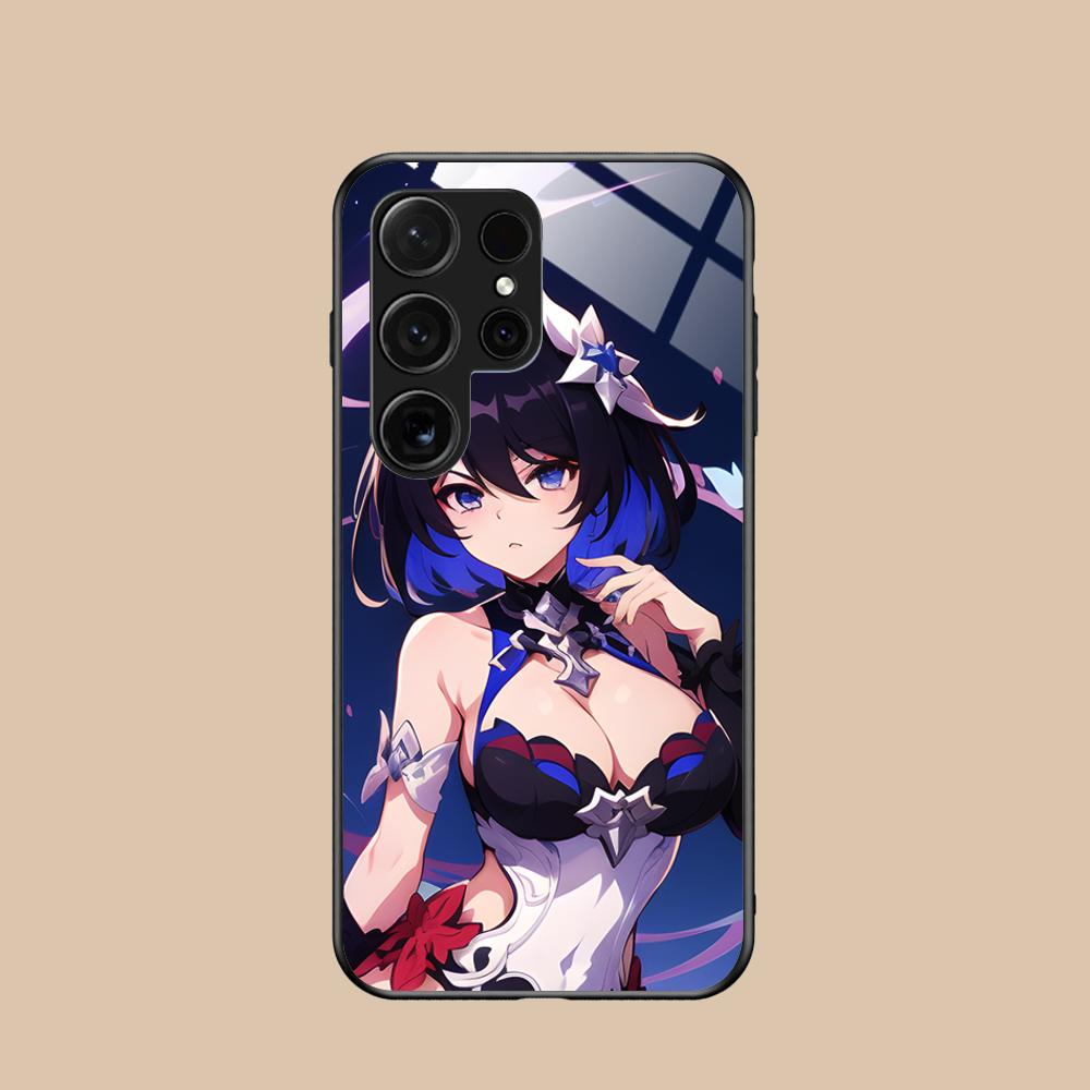 

HSR Seele Glass Mobile Phone Case for Samsung Galaxy A56 55 54 53 52 51 36 35 34 23 16 15 5G Colorful Cover Galaxy A52s 5G