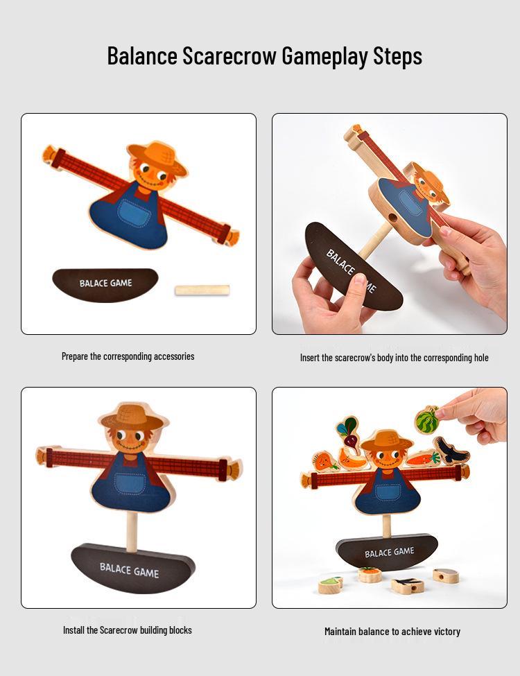 Large Wooden Inset Puzzle Blocks for Children's Cognitive Development