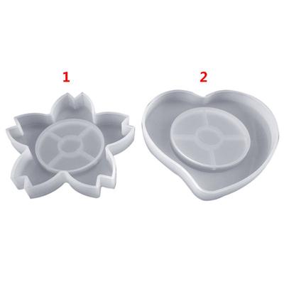 Resin Casting Silicone Mold 3D Heart Jewelry Making Mould Dried Flower Craft
