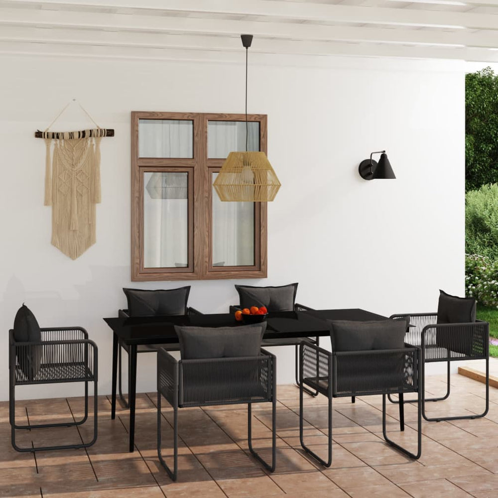 Ensemble à manger de jardin 7 pcs