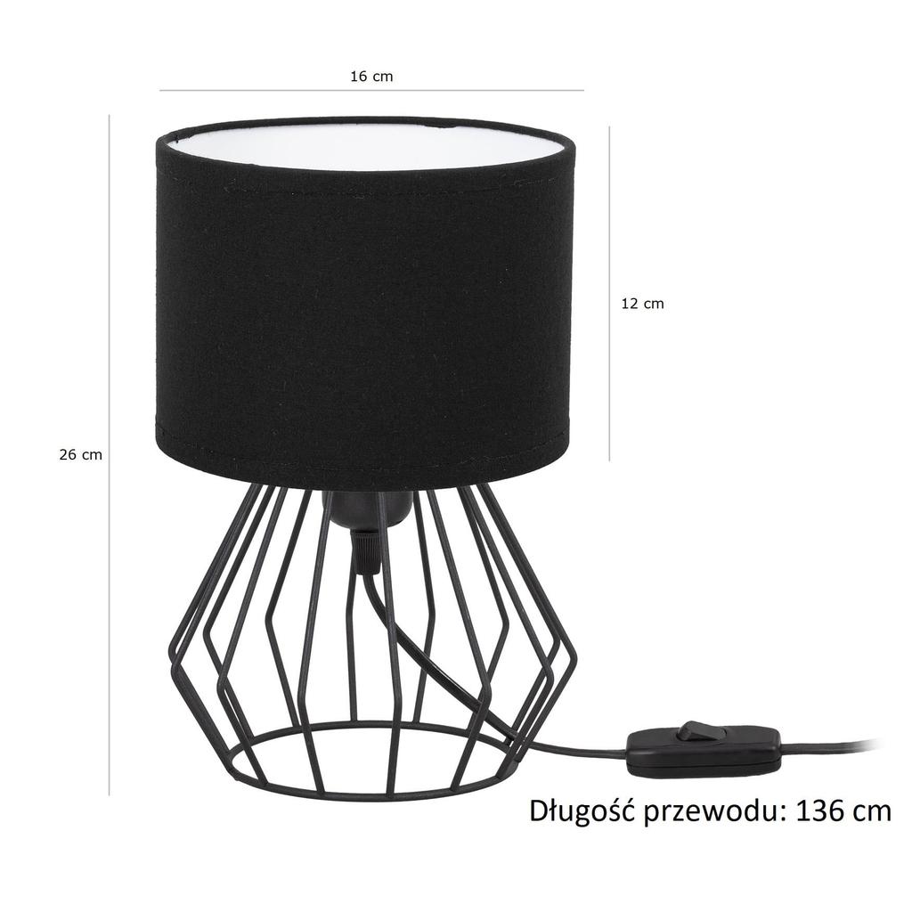 Lampa tornado amb czarny
