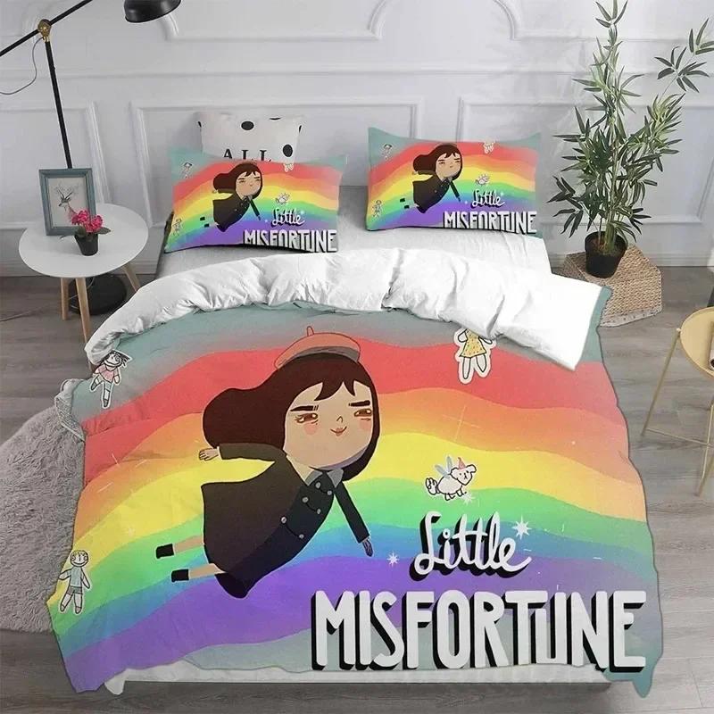 Home Textiles Little Misfortune Bedding Sets Comforter Quilt Bed Cover Duvet Cover Pillow Case Sets Kids Adult Size