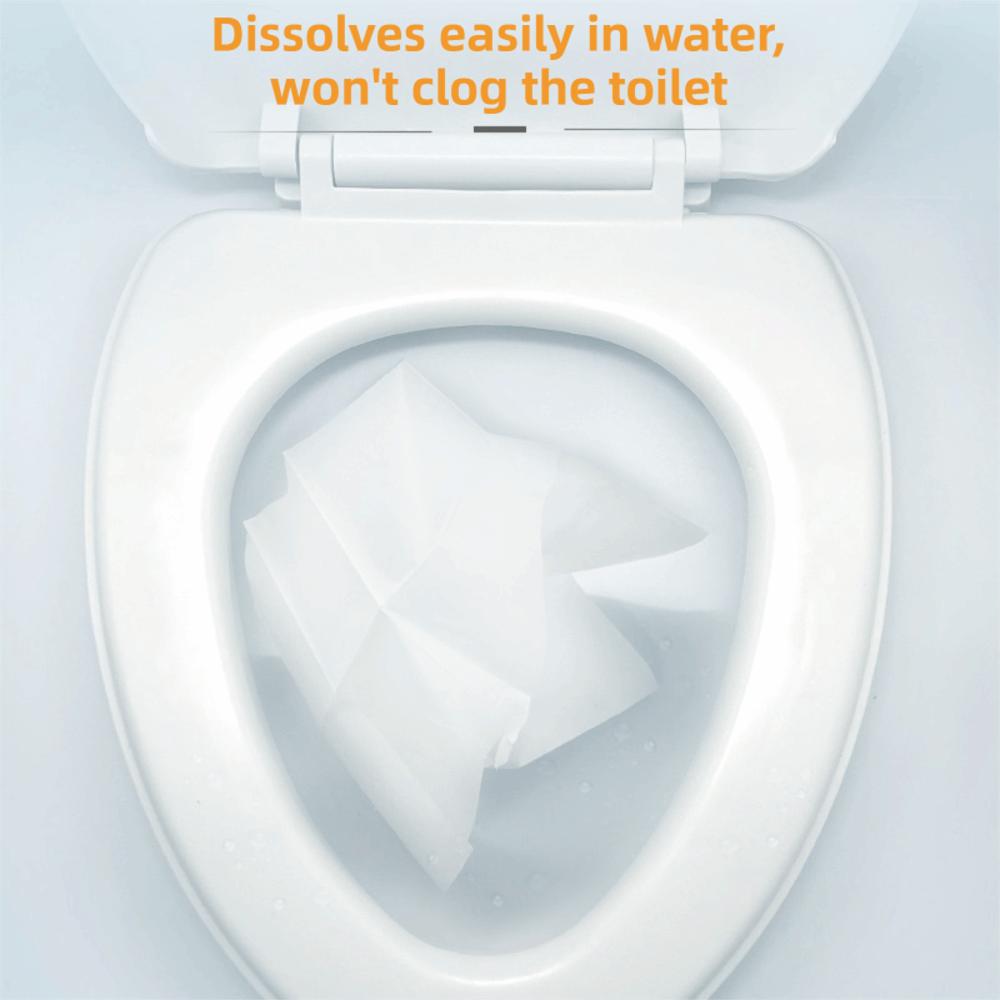 50 PCS Disposable Toilet Seat Covers 10pcs Per Pack Toilet Paper Pads Toilet Seat Mats  Hotel