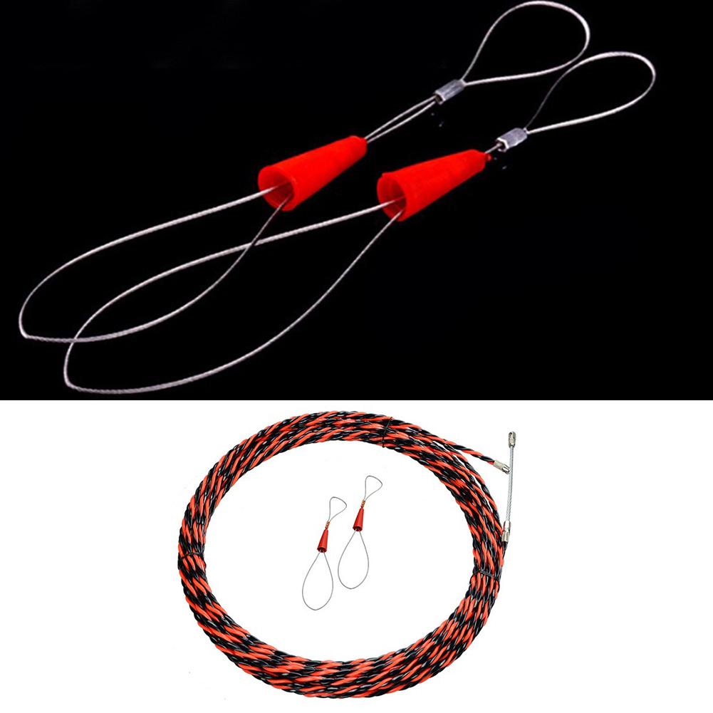 Electrician Electrical Wire Threading Device with Fiberglass Tape for Easy Access under Floorboards and Above Ceiling
