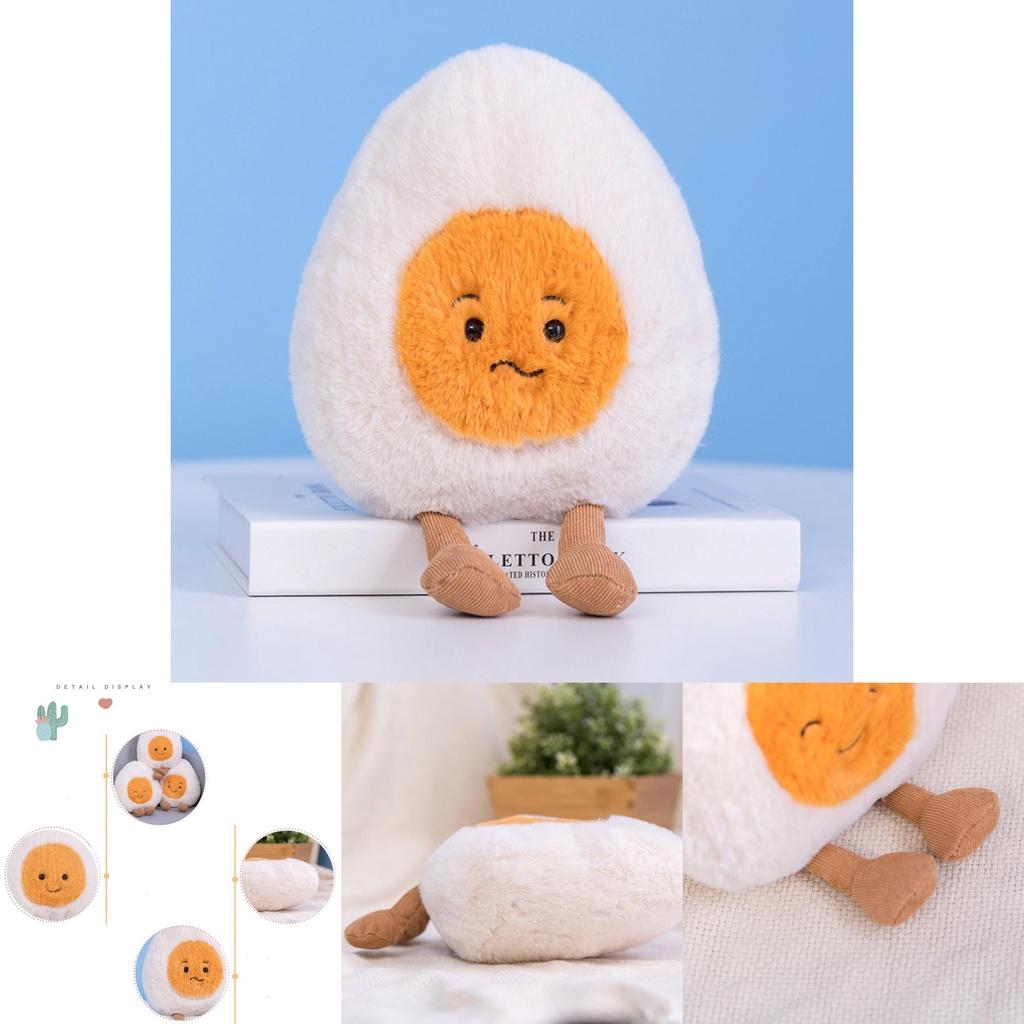 Peluche Carino Uovo Sodo Bambole Famiglia Uova Per Divertimento E Comfort