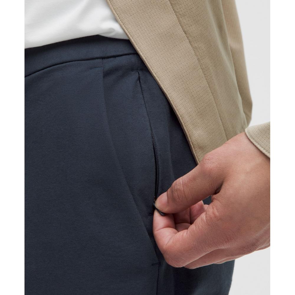 Lululemon Abc Classic Fit Trouser 34l  Stretch Cotton Versatwill True Navy