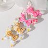 New 4Pcs Flower Butterfly Hair Clips Girls Favorite Fashion Lovly Barrettes Clips Gift Baby Hair Accessories