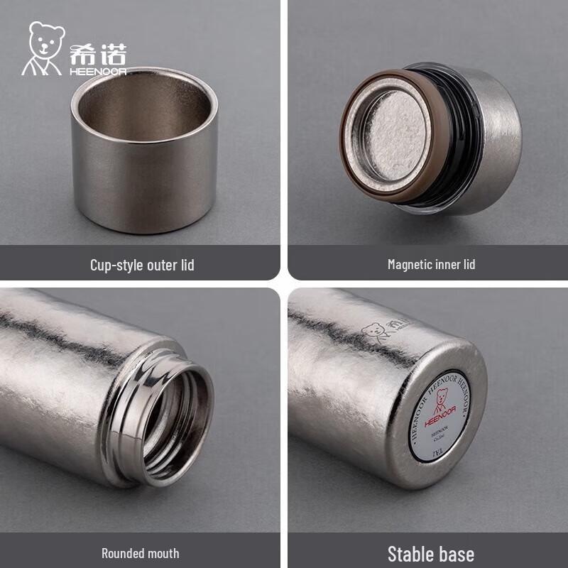 Xinuo Pure Titanium 420ml Insulated Tea Infuser Mug