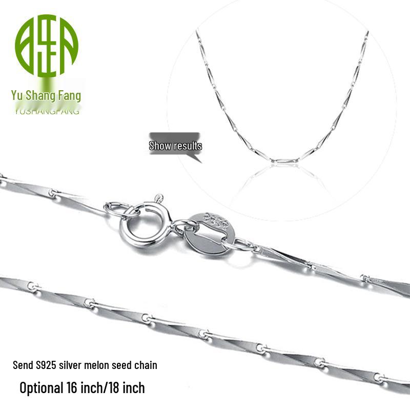 S925 Sterling Silver Jadeite Maitreya Buddha Pendant Necklace - Smiling Face Jade Buddha