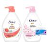 Dove Revitalizing & Cherry Blossom Body Wash Set