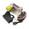Compact Belt Sander with US Adapter - Powerful Edge Grinding Tool