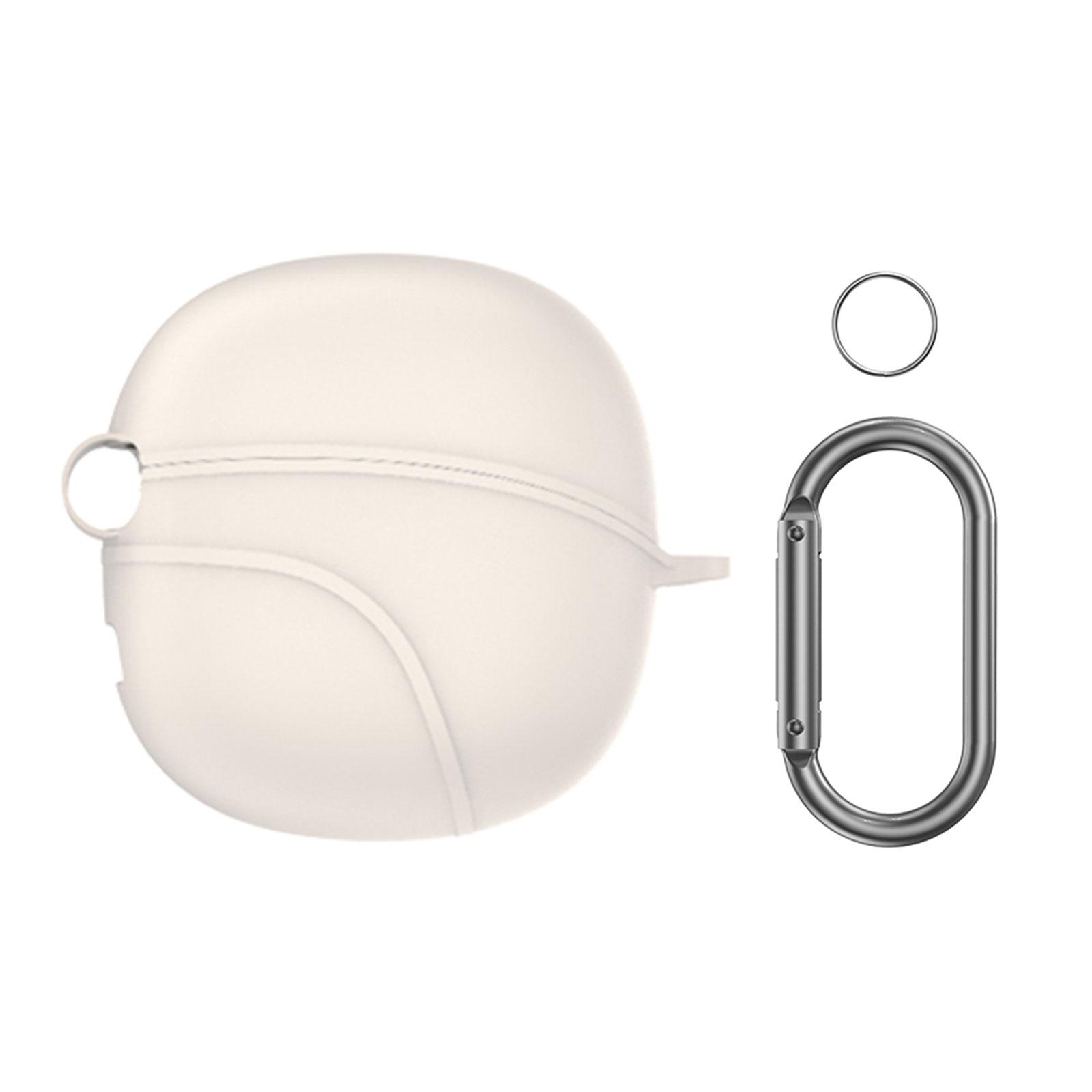 

Мягкий защитный чехол, полный чехол, водонепроницаемый силиконовый чехол, легкий чехол для хранения наушников, подходит для TAGRY K08 бежевый