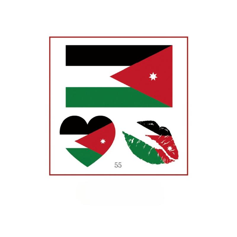 10PCS New World Cup Flag Tattoo Stickers Football Game Games Tattoo Stickers Makeup Face Stickers