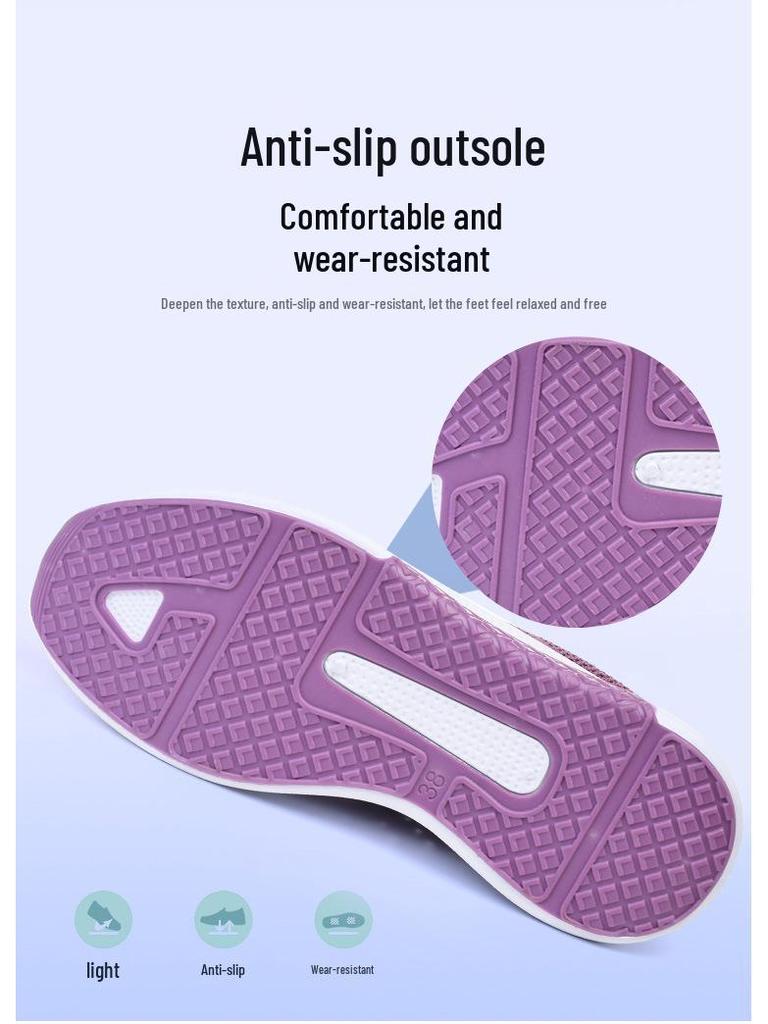 Women's Summer Mesh Shoes: Breathable, Fashionable, Casual Sports Sneakers for Middle-Aged & Elderly