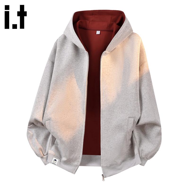 CHOCOOLATEit Men's Heavyweight Hooded Cardigan