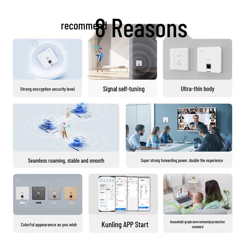 Huawei WiFi 6 AP160 1800M Dual-Band Wall-Plate Access Point (CN Version)