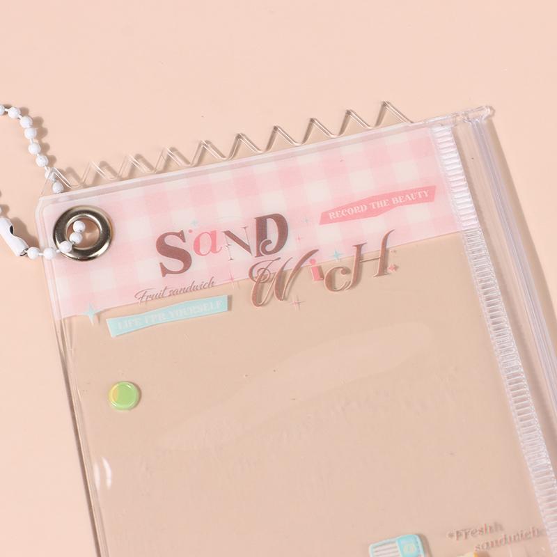 Transparent Candy Bag Photocard Holder Keyring Props Badge Display Bag Pendant Idol Photo Card Protective Cover Card Holder