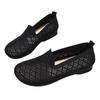 Mesh Shoes Women's Summer Old Beijing Cloth Shoes Breathable Casual Shoes Non-slip Soft-soled Fly-woven Women's Shoes Comfortable Mother Elderly Shoes