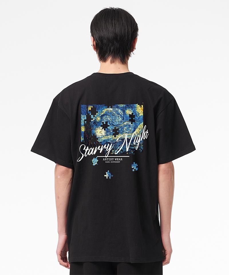 ARTISTWEAR [Atw] Starry Night Short Sleeve T-Shirt