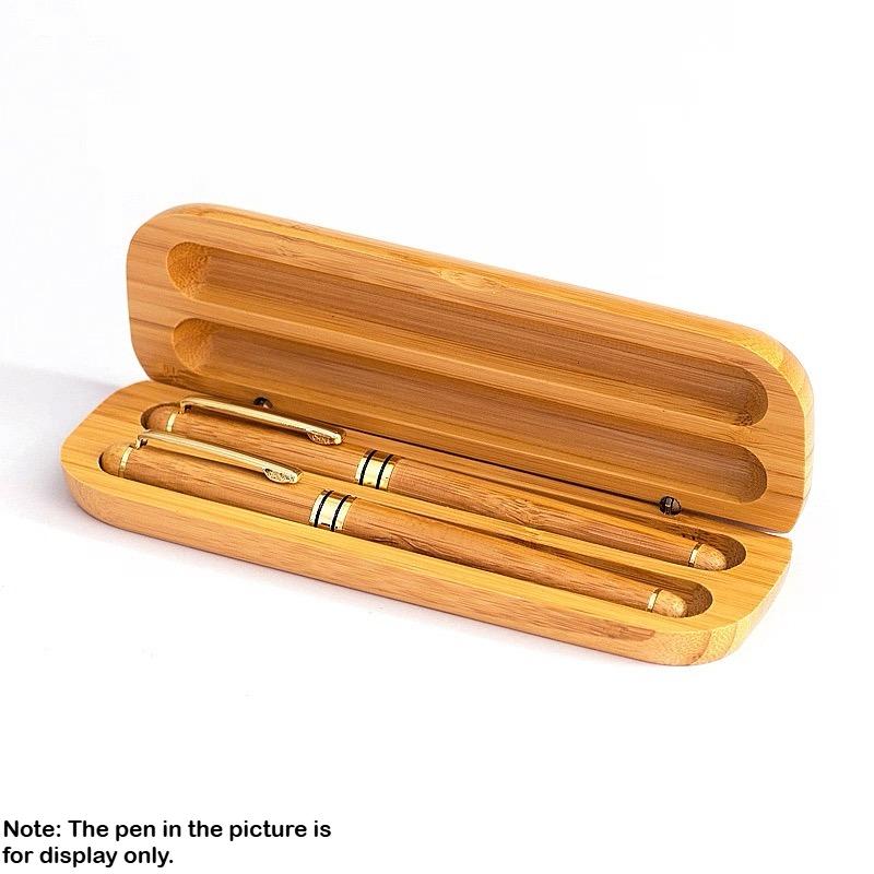 Single Double Handmade Fountain Pen Gift Box Wooden Pen Case Ballpoint Collection Box for Business School Supplies Stationery