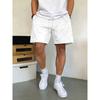 Men's Summer Solid White Casual Shorts Drawstring Waist Lightweight Beach Shorts