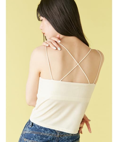 Lily Brown Velour Cami LWCT252045 White Cup-in Women's