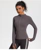 Giacca da Corsa da Donna Slim Fit ad Asciugatura Rapida - Manica Lunga, Top Casual con Zip per Palestra e Yoga, Primavera/Autunno.