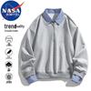 NASA MARVEL Men's Plaid Hooded Sweatshirt