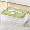 Home Multi-Layer Dumpling Box, Frozen Dumpling Special Kitchen Refrigerator Storage Box, Fresh-Keeping Box With Timer Function