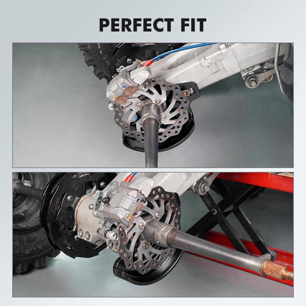 NICECNC For Yamaha YFZ 450R 6061-T6 Aluminum Alloy 11mm ThickBrake Caliper Disc Rotor Guard CNC For Yamaha YFZ450R 2009-2023