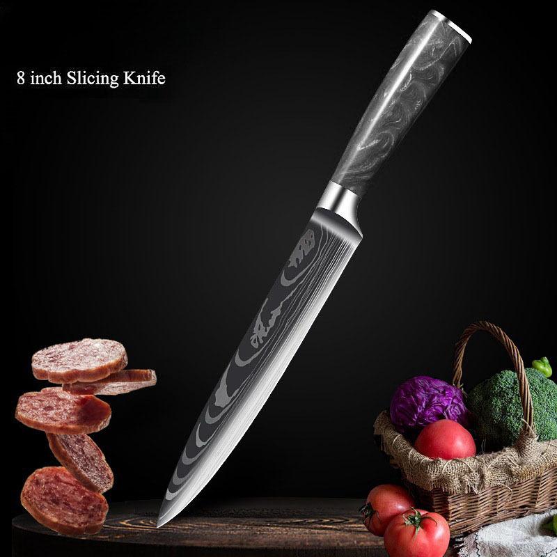 Kitchen Knives Stainless Steel Japanese Chef Knife Slicing Boning Peeling Meat Cutting Sushi Knife High-Quality Cooking Cutter