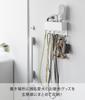 Yamazaki Magnetic Leash Hook with W23 x x Pet Walking Small Item Easy Installation on Entrance 10912 Storage, White, D7.3 H13cm, Nooks, Accessories,