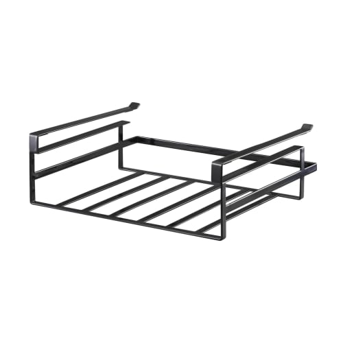 Yamazaki Under-Cabinet Storage Rack, Large, Black, Approx. W30.5 X D26 X H9.5cm, Tower 7112