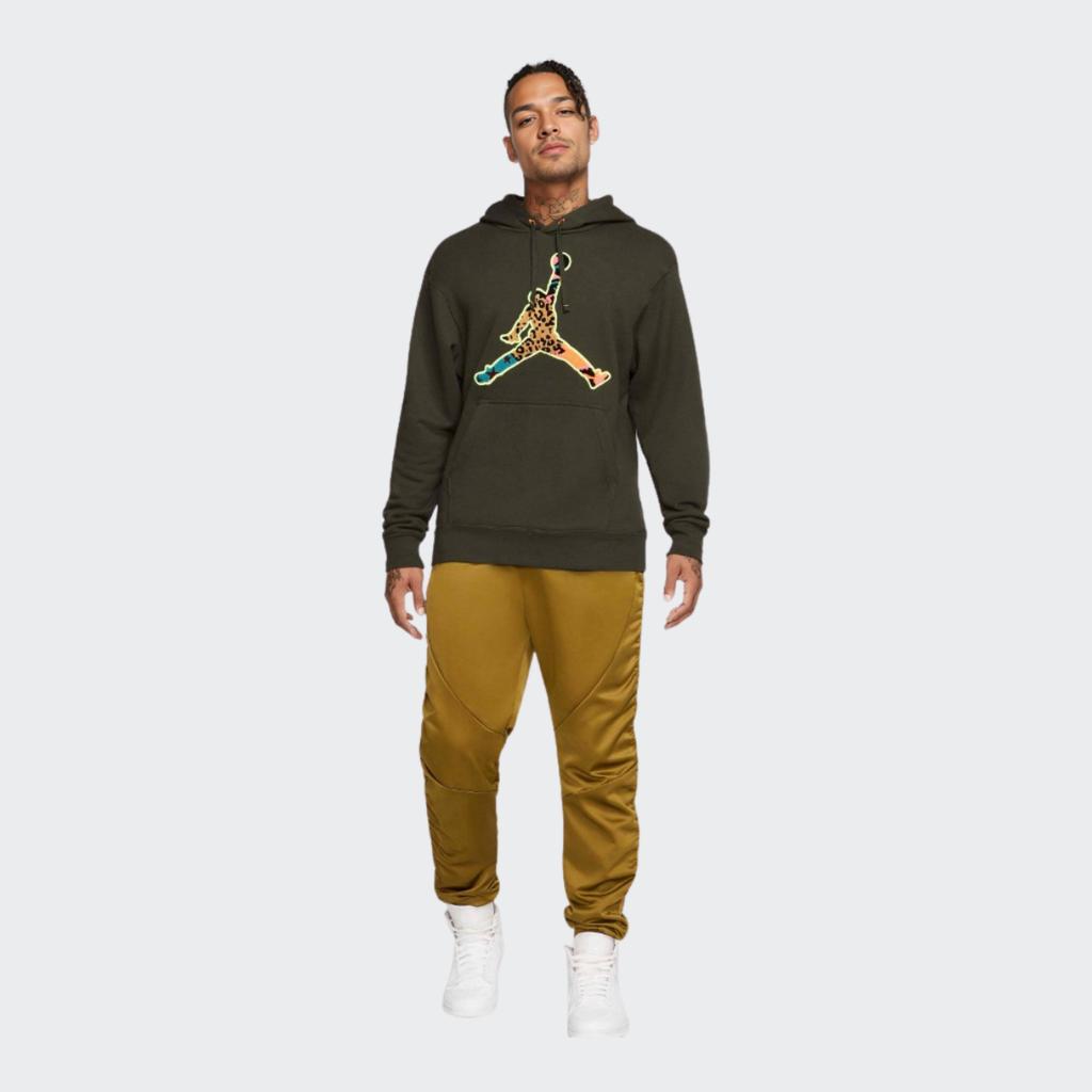 Jordan Animal Instinct Knit Hoodie Men Tops Green CU1692-355