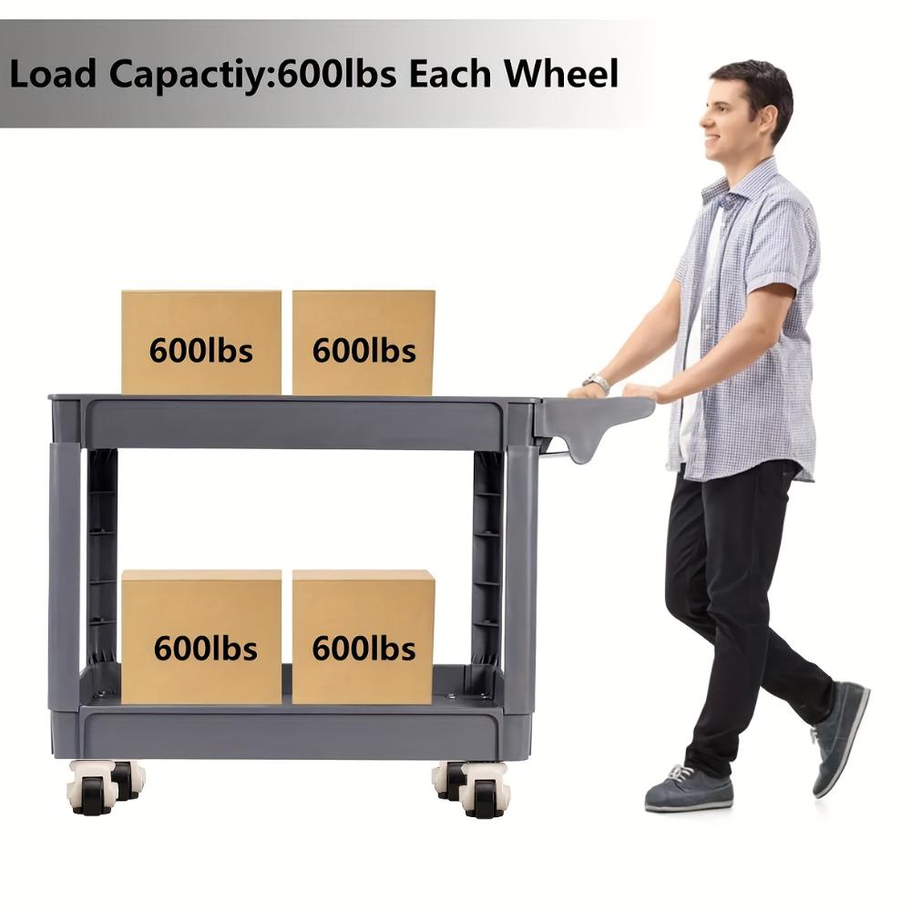 4‑Pcs Heavy‑Duty 40F Swivel Caster,Aluminum‑Profile,Balance‑Adjustable Alloy Frame,20.87Kg Load,Industrial Wheel for Material‑Handling & Multi‑Floors