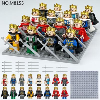 M8155 Medieval War King Monarch Soldier Building Block Doll Building Block Toy
