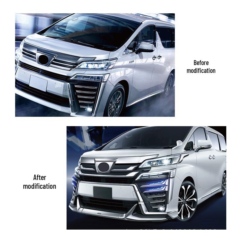 

Compatible Toyota Vellfire 2019 HK Model Small Body Kit: Door Panels & Tailpipe No