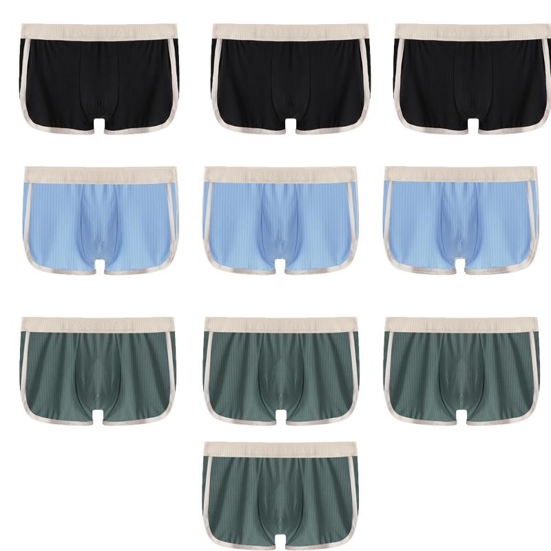 

10 шт. Мужские хлопковые трусы Интимное нижнее белье Homme Боксеры Термошорты Сексуальное нижнее белье Трусы XL