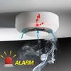 Independent Smoke Detector Fire Alarm Sensor Battery Powered with Loud Sound Alert for Home Office Kitchen Safety