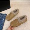 Baotou Shoes - Women's One-piece Slip-on Padded Winter and Autumn New Cotton Slippers