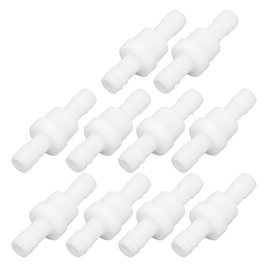 10Pcs Check Valve PE Single Way Aquarium Pump Non Return Valve for Chemical Industry