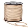 50M Nylon Braided Cords, Round, Cornsilk, 3mm, About 54.68 Yards(50m)/Roll