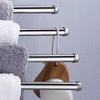 Du'ao 304 Stainless Steel 5-Bar Swivel Towel Rack