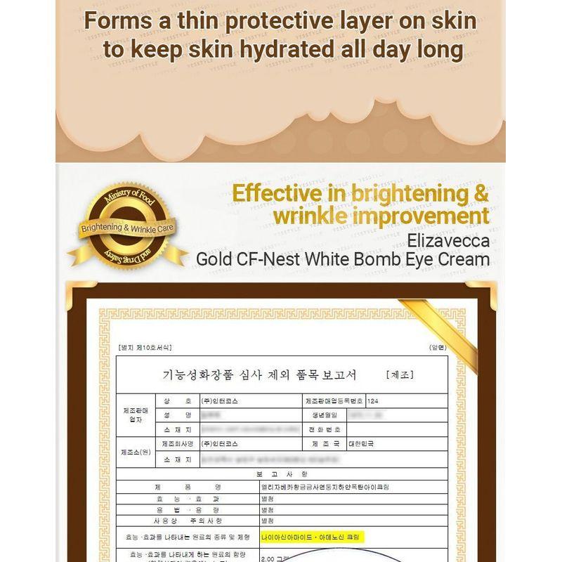 Elizavecca Gold CF-Nest White Bomb Augencreme 30 ml